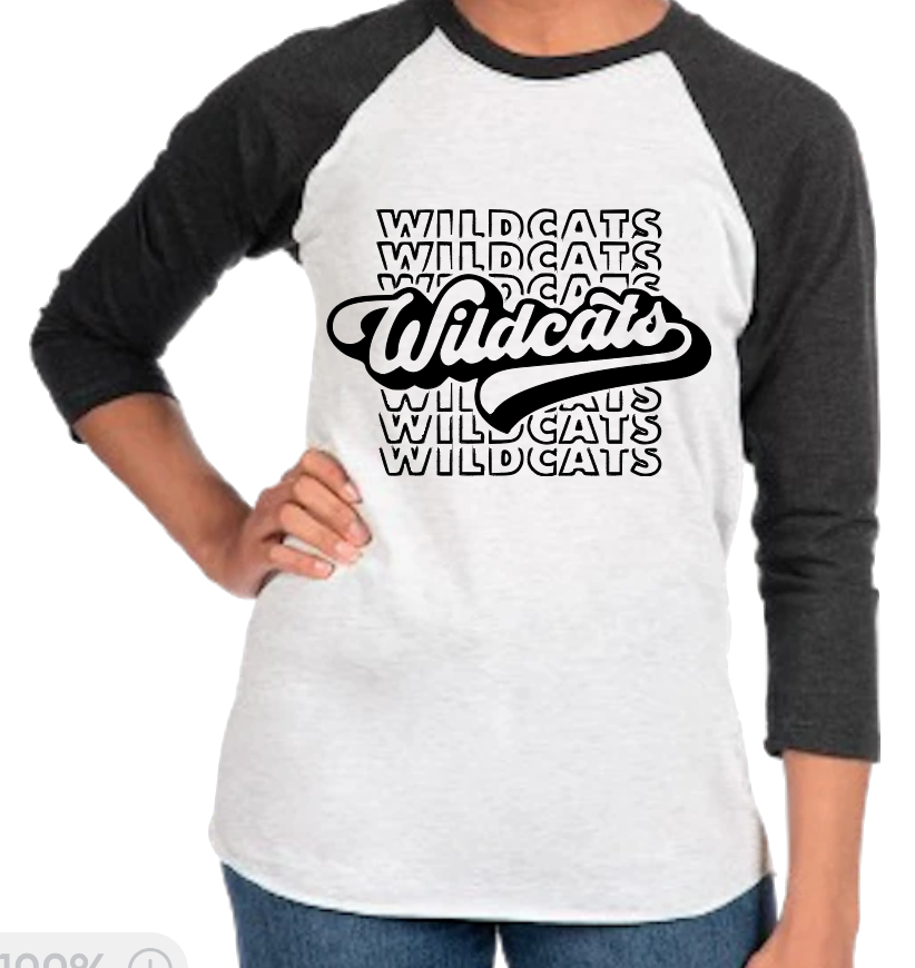 Wildcats Baseball tee Youth